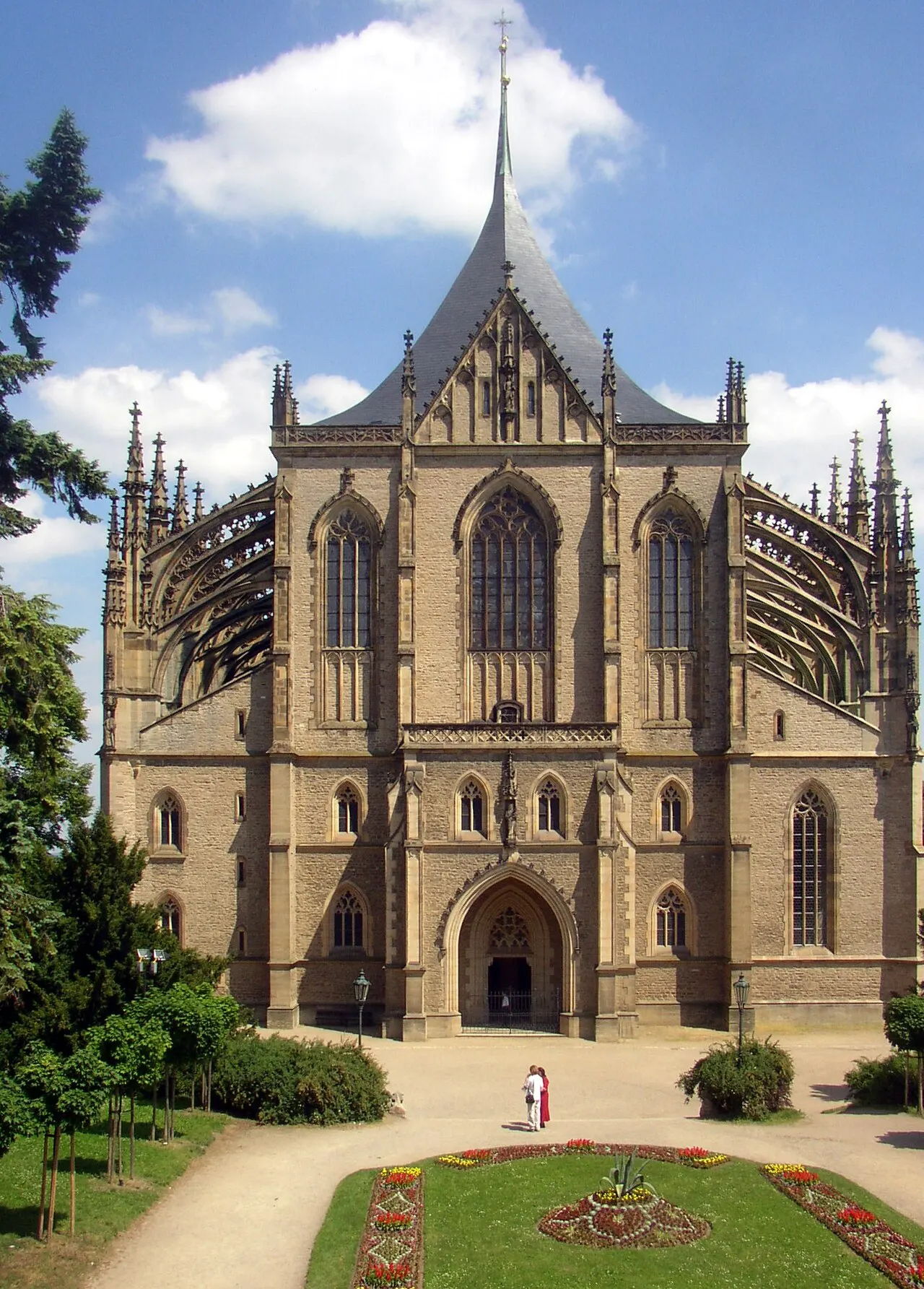 De Sint-Barbarakerk in Kutná Hora