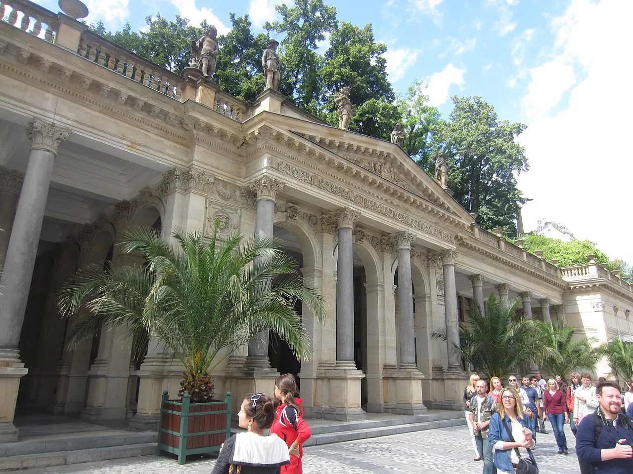 De Mlýnská kolonáda in Karlovy Vary