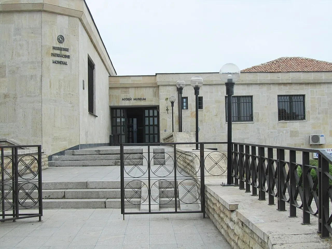 De oude stad van Nesebar aan de Zwarte Zee