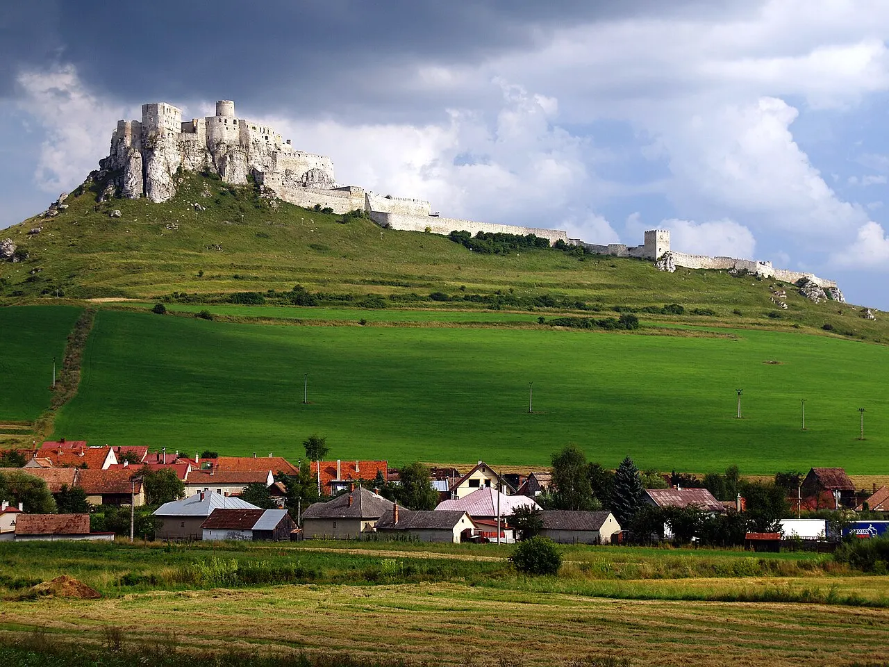 Spišský hrad, een van de grootste kasteelcomplexen van Midden-Europa