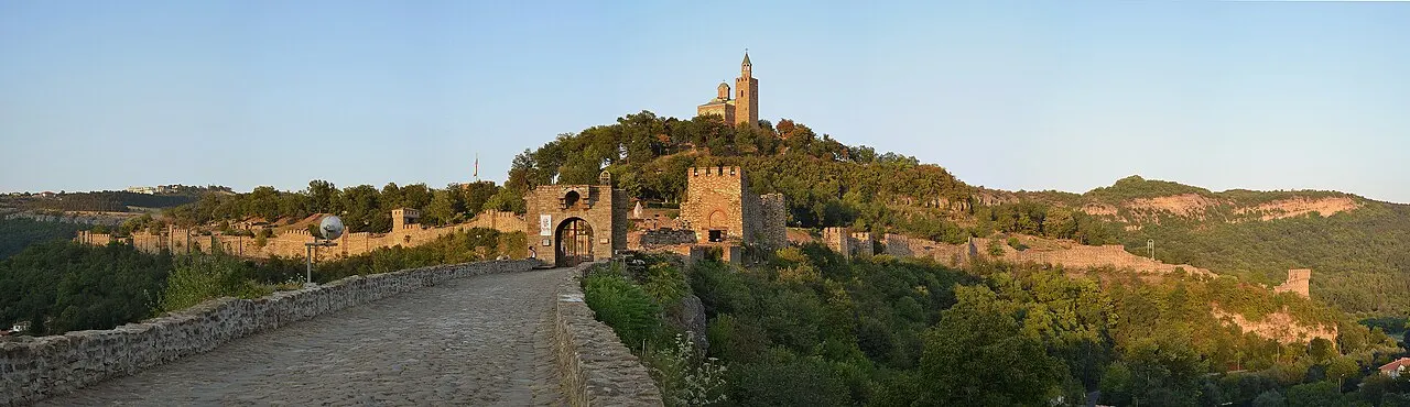 De vesting Tsarevets in Veliko Tarnovo